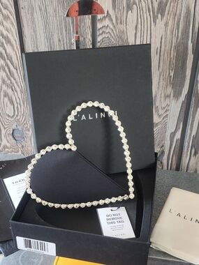 NWT L'ALINGI Love Crystal Top Handle Bag